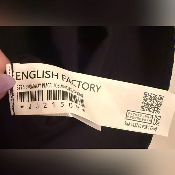 NWOT ENGLISH FACTORY SPORTSWEAR STRETCHED SKORT - Picture 10 of 11